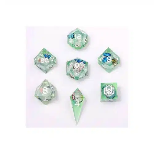 Butterfly Kaleidoscope - Captured Magic Sharp Dice set - 7 stuks