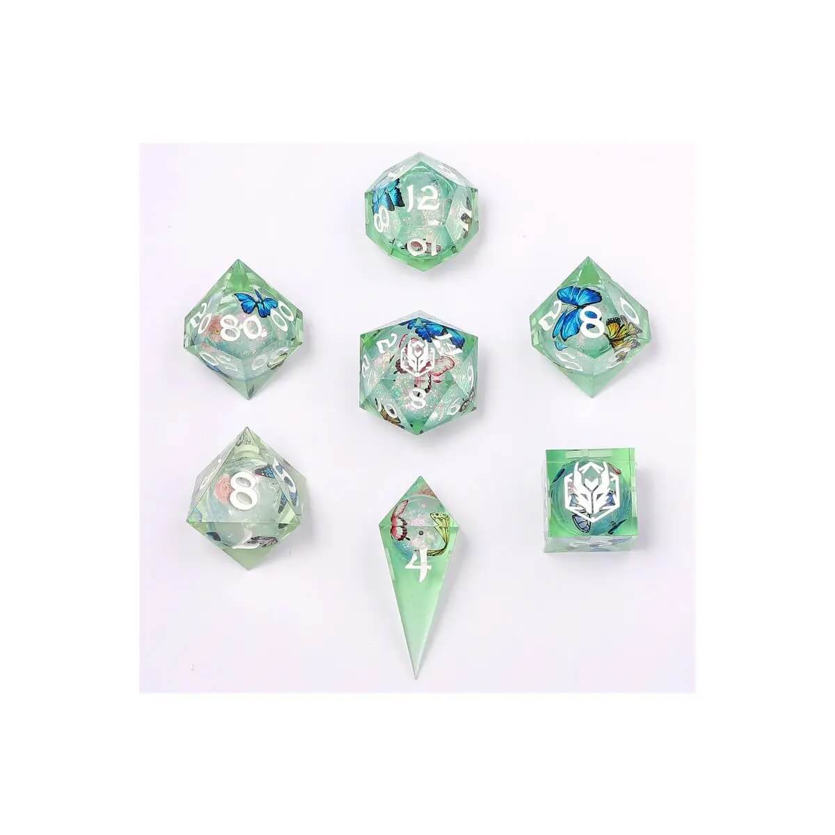 Butterfly Kaleidoscope - Captured Magic Sharp Dice set - 7 stuks