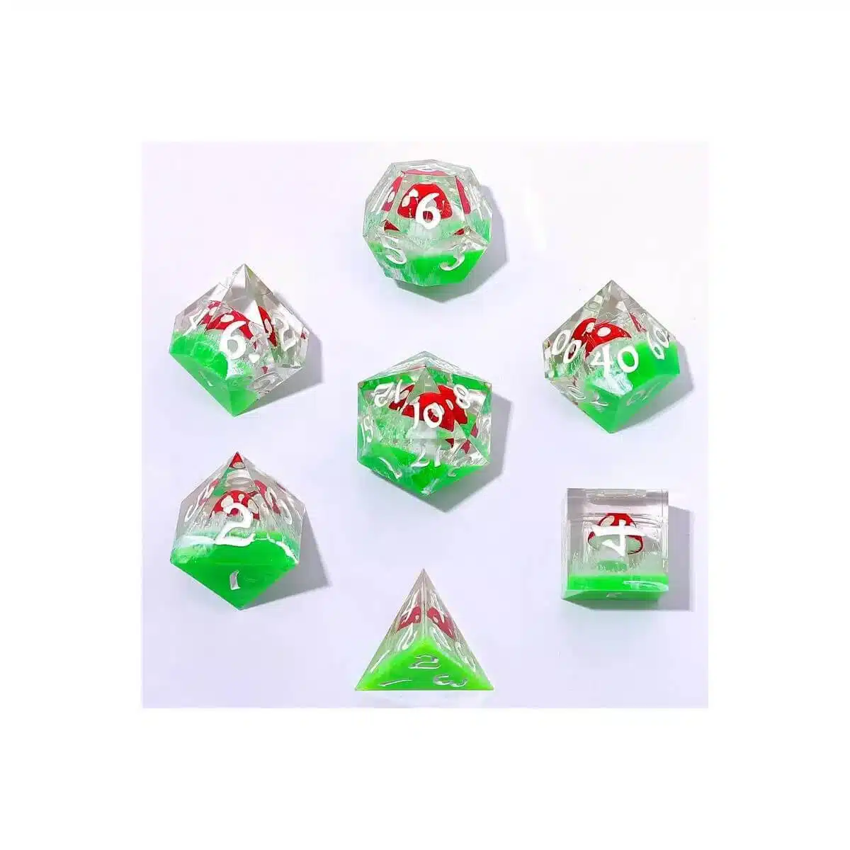 Fairy Trip - Captured Magic Sharp Dice set - 7 stuks