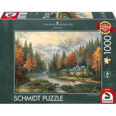 Herfstavond aan het Meer - 1000 stukken Puzzel