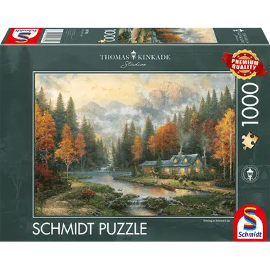 Herfstavond aan het Meer - 1000 stukken Puzzel