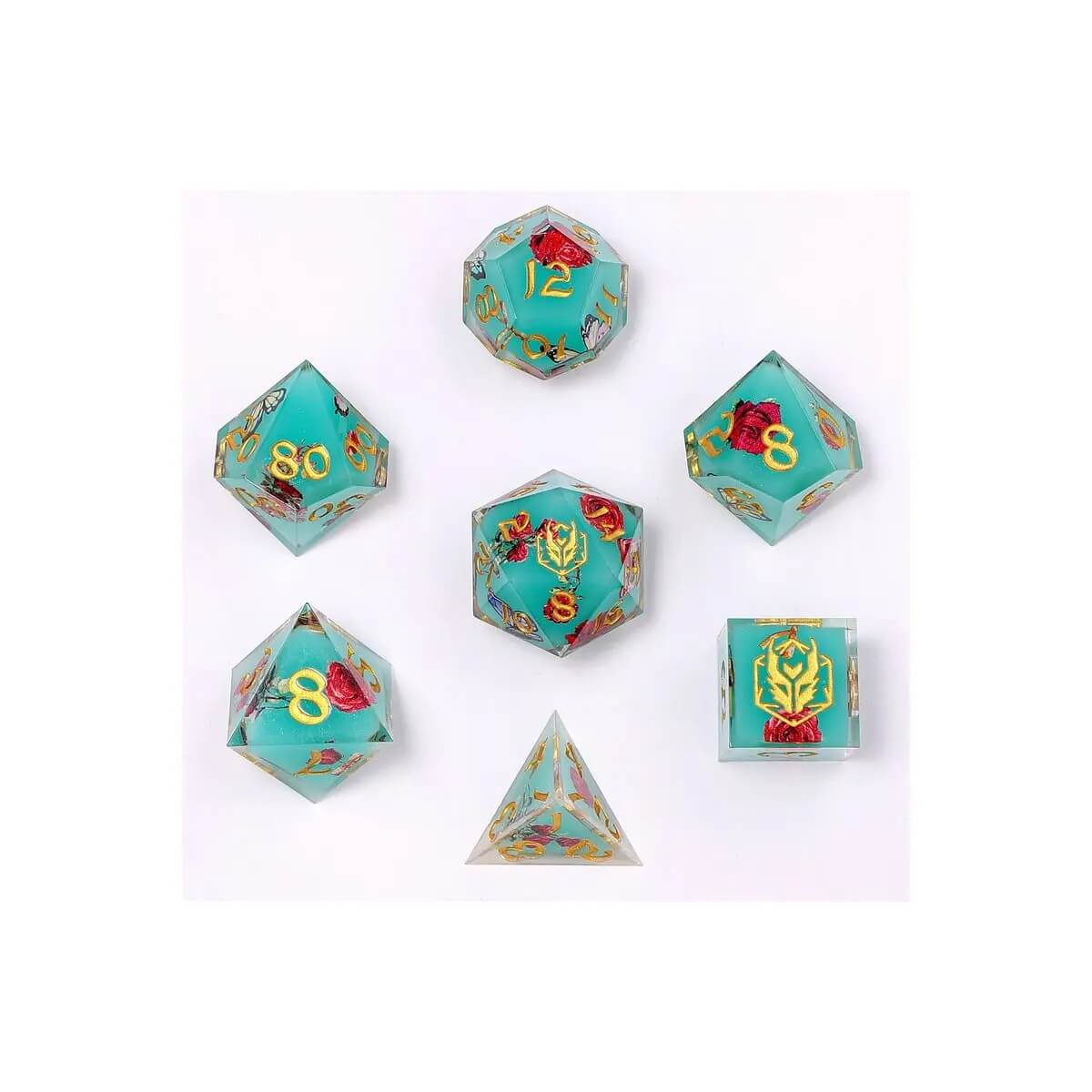 Meadow Magic - Captured Magic Sharp Dice set - 7 stuks