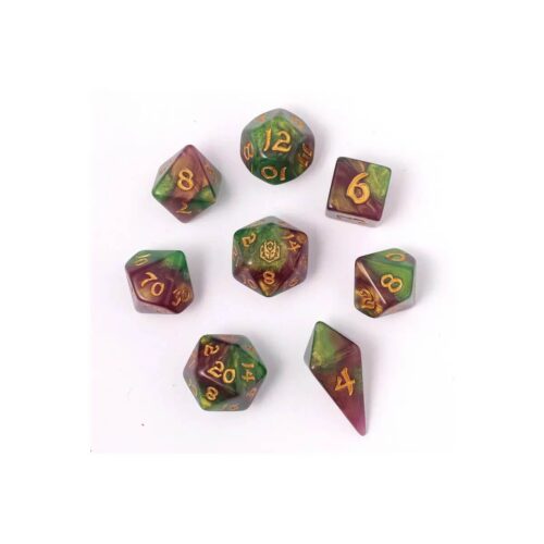 Wyvern Venom - Dice set - 8 stuks