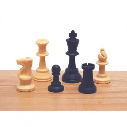 Kunststof Schaakstukken Staunton maat 3
