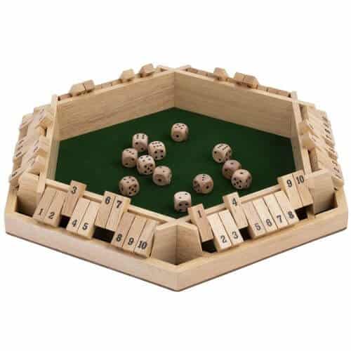 Shut the Box - 6 personen - 29x29 cm