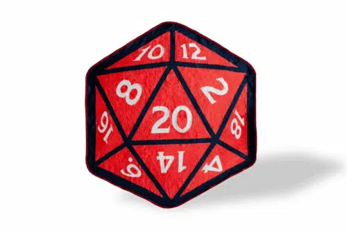 D20 dobbelsteen - Dungeon & Dragons deken