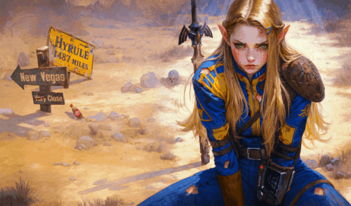 Fallout Zelda - Prime Playmat