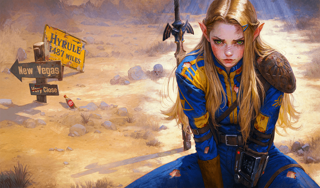 Fallout Zelda - Prime Playmat