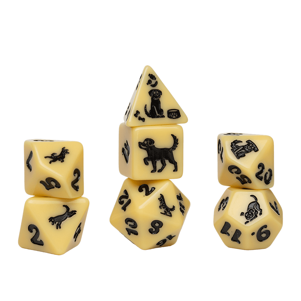 Golden pup - Animal Dice Set