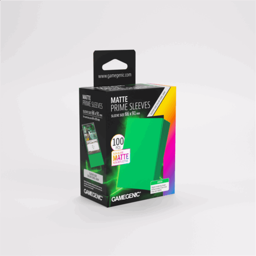 Green - Matte Prime Sleeves - 100 stuks