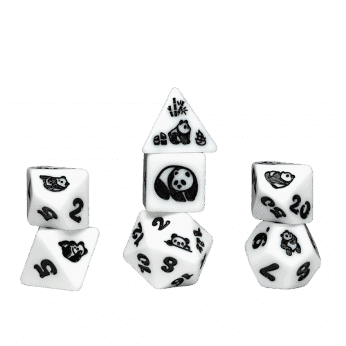 Moon Panda - Animal Dice Set