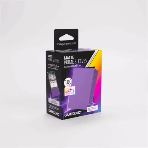 Purple - Matte Prime Sleeves - 100 stuks