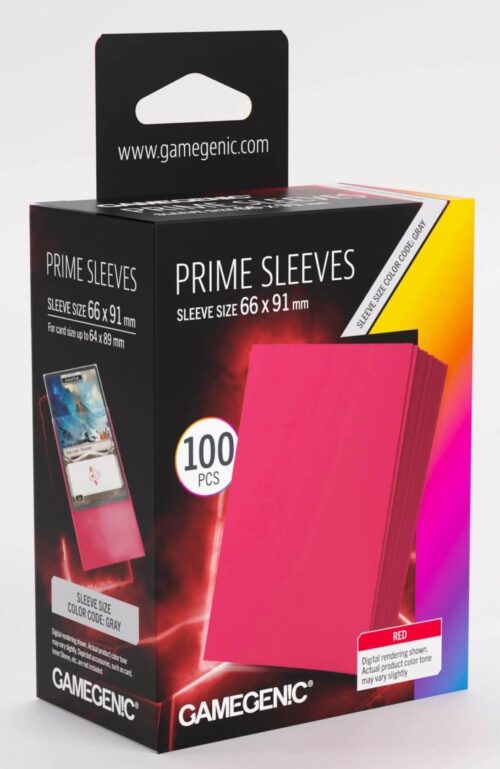 Red - Prime Sleeves - 100 stuks