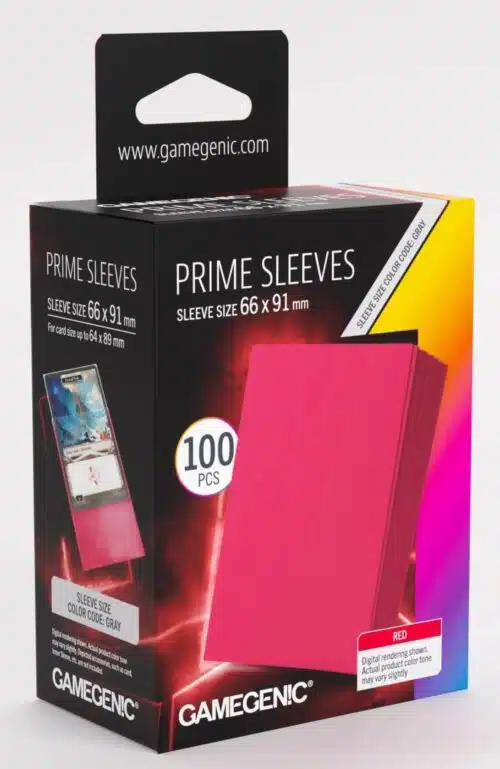Red - Prime Sleeves - 100 stuks