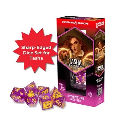 Tasha - D&D Adventure Dice set - 7 stuks