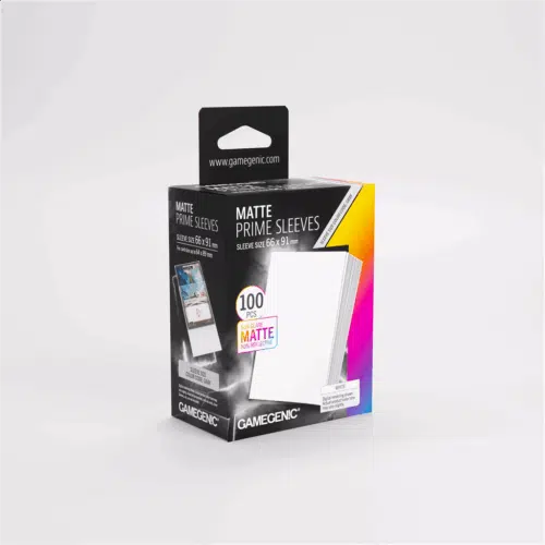White - Matte Prime Sleeves - 100 stuks