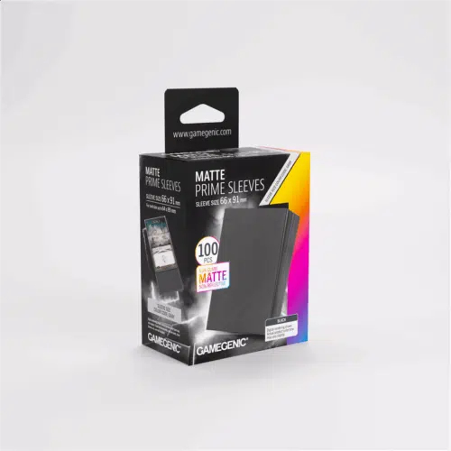 Black - Matte Prime Sleeves - 100 stuks