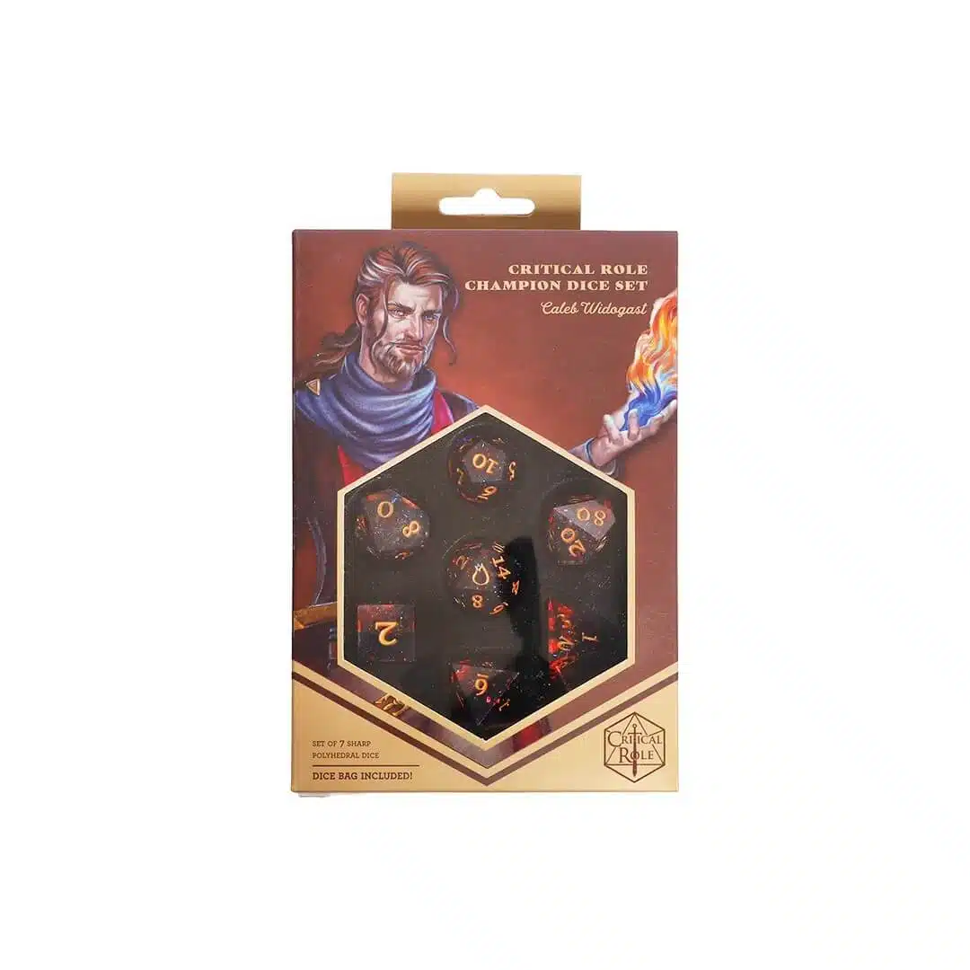 Caleb Widogast - Critical Role Champion Dice Set