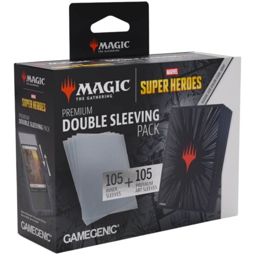 Comic Burst Black - Marvel's Super Heroes Premium Double Sleeving Pack - 210 stuks