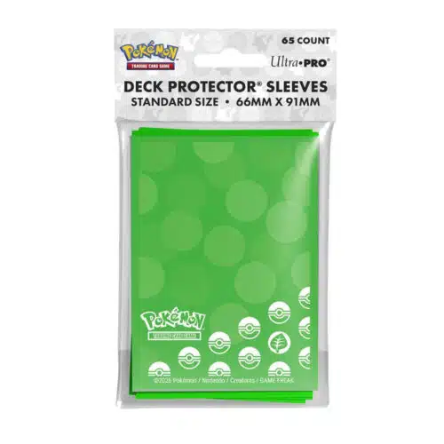Grass Type - Pokémon Sleeves - 65 stuks