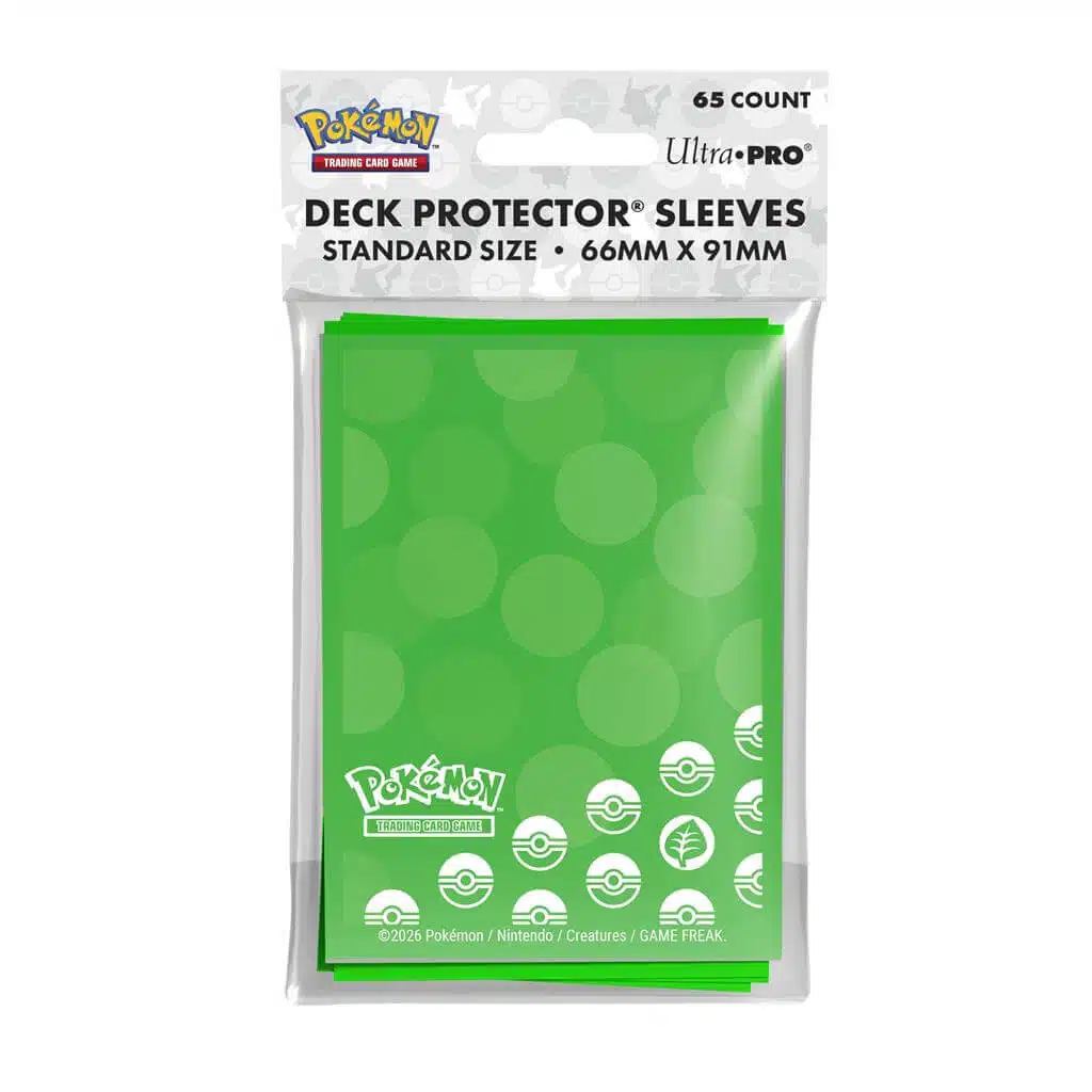 Grass Type - Pokémon Sleeves - 65 stuks