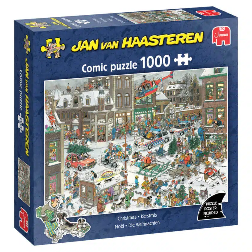 Kerstmis - 1000 stukken puzzel - Jan van Haasteren