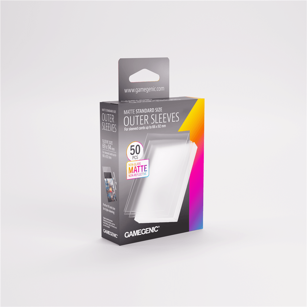 Matte Outer Sleeves - Standard Size - 50 stuks