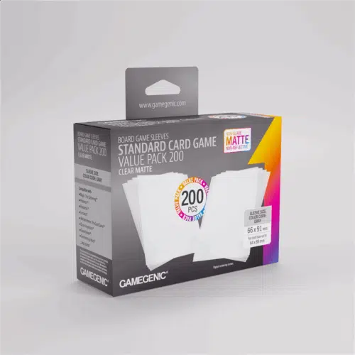 Matte Standard Sleeves - Gray 64x89 mm - 200 stuks