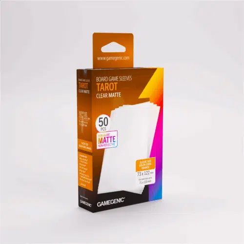 Matte Tarot Sleeves - Orange 73x122 mm - 50 stuks
