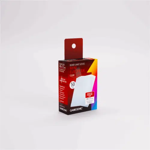Mini European Sleeves - Ruby 46x71 mm - 50 stuks