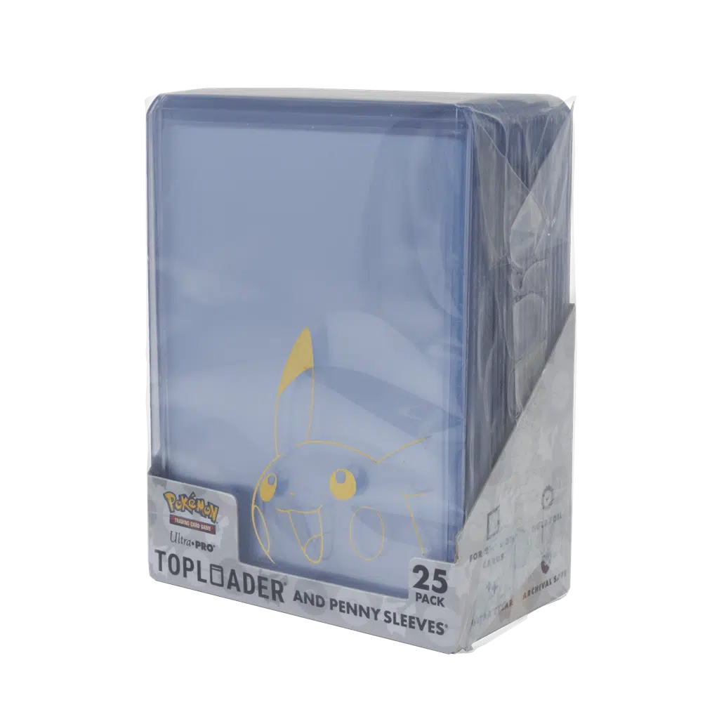 Pikachu Toploader and Penny Sleeves - 25 stuks