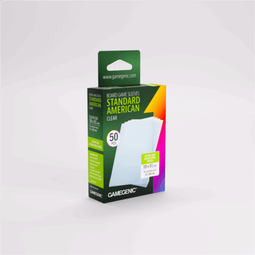 Standard American Sleeves - Green 57x89 mm - 50 stuks