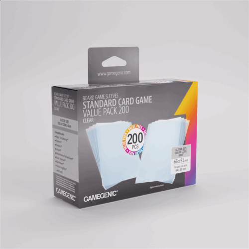 Standard Sleeves - Gray 64x89 mm - 200 stuks
