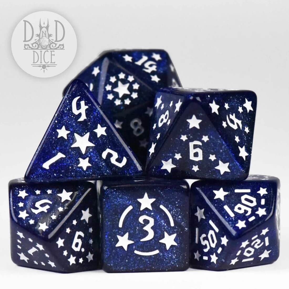 Star Spangled - Dice set - 7 stuks