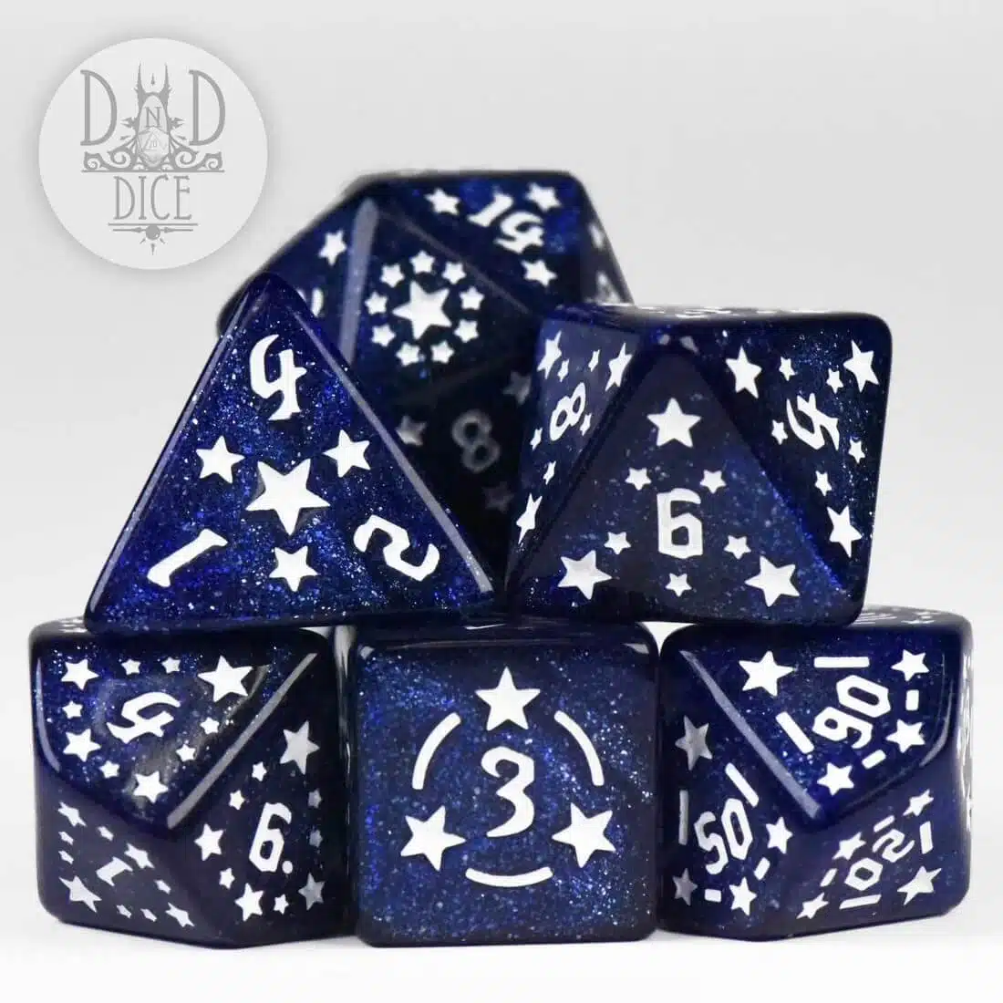 Star Spangled - Dice set - 7 stuks