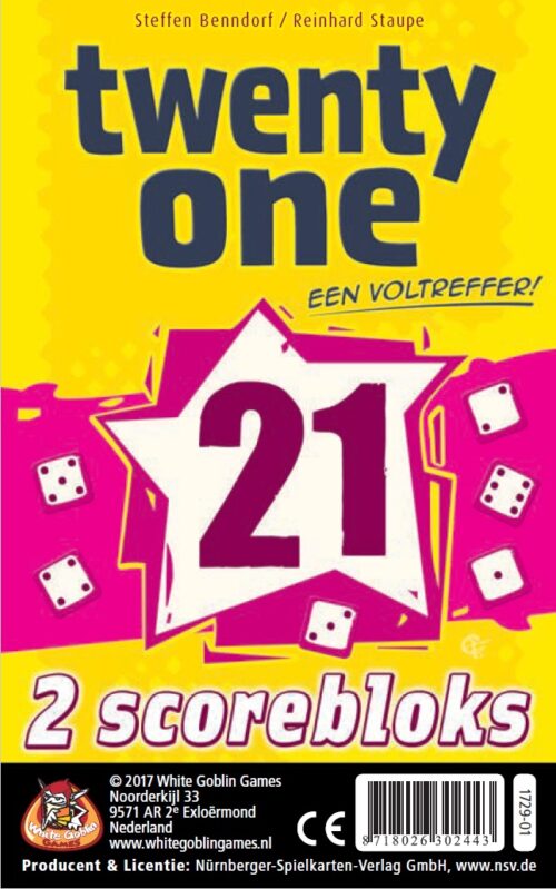 Twenty one scoreblocks