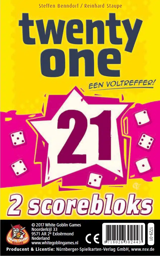 Twenty one scoreblocks