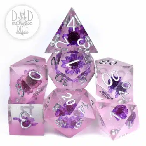Vision of Beauty - Handmade Dice set - 7 stuks