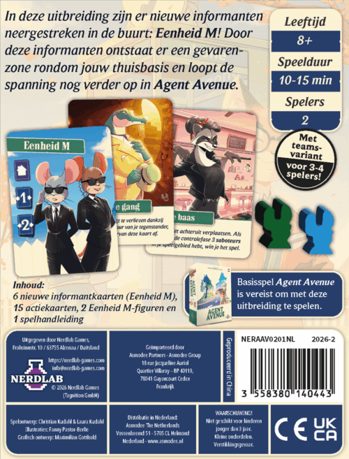 Eenheid M - Agent Avenue Uitbreiding