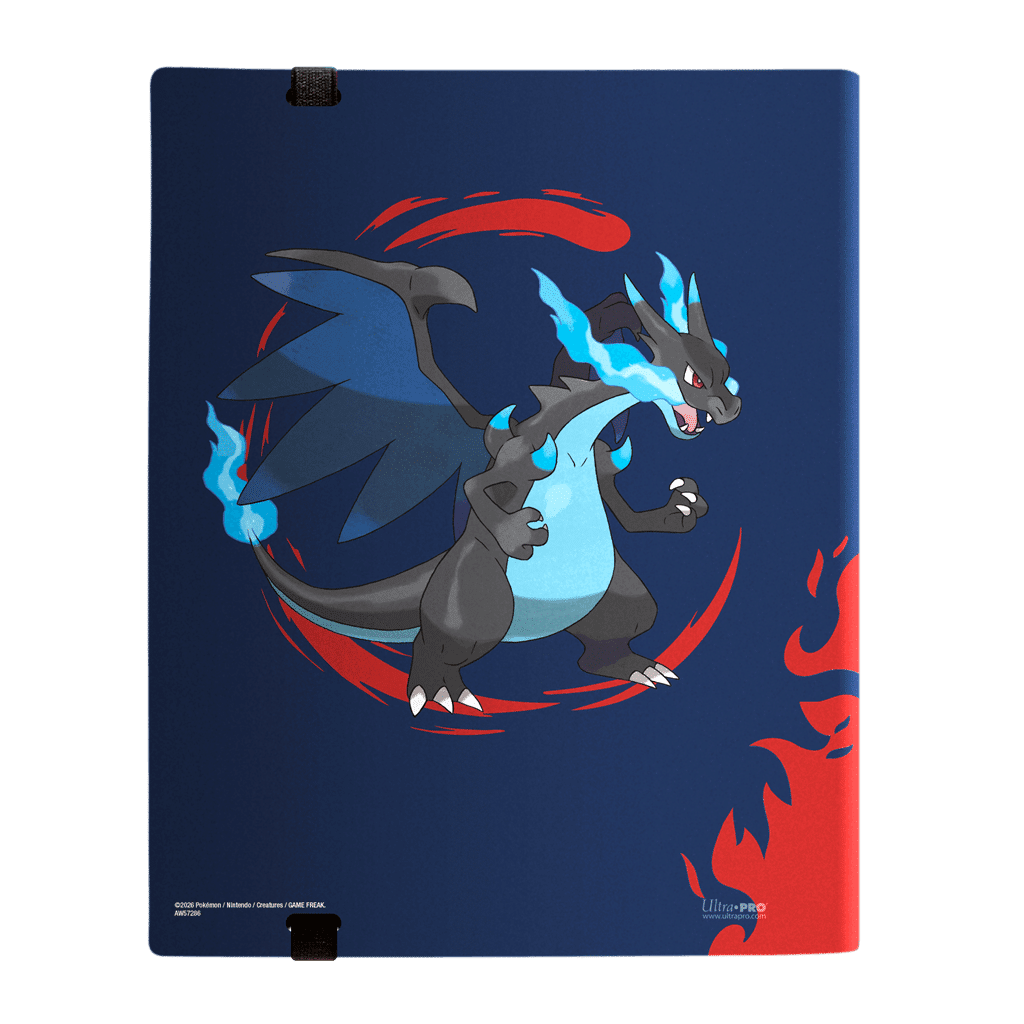 Mega Charizard X & Y - 9-Pocket Zippered Pro-Binder - Pokémon