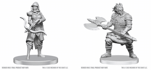 Assassin & Berserker - D&D Unpainted Miniatures