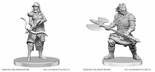 Assassin & Berserker - D&D Unpainted Miniatures