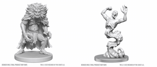 Classic Wight & Classic Wraith - D&D Unpainted Miniatures
