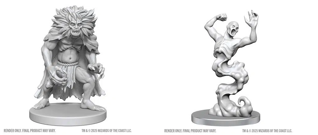 Classic Wight & Classic Wraith - D&D Unpainted Miniatures