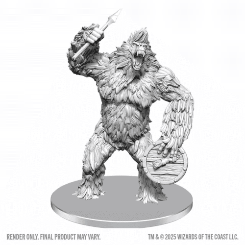 Classic Yeti - Unpainted D&D Miniatures