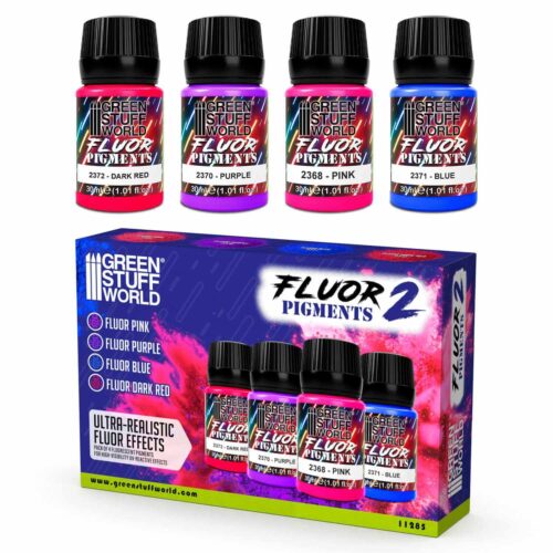 Fluor pigments Set Nr. 2 - 30ml