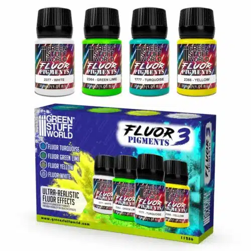 Fluor pigments Set Nr. 3 - 30ml