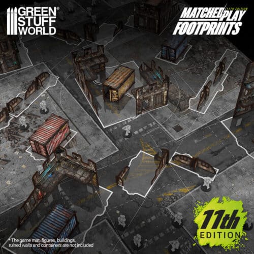 Glasspack Footprints Set: 11th Edition - Warhammer 40k Compatible
