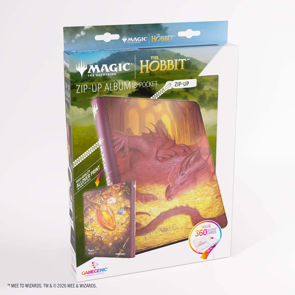 Smaug's Mox Amber - The Hobbit 18-Pocket Zip-Up Album