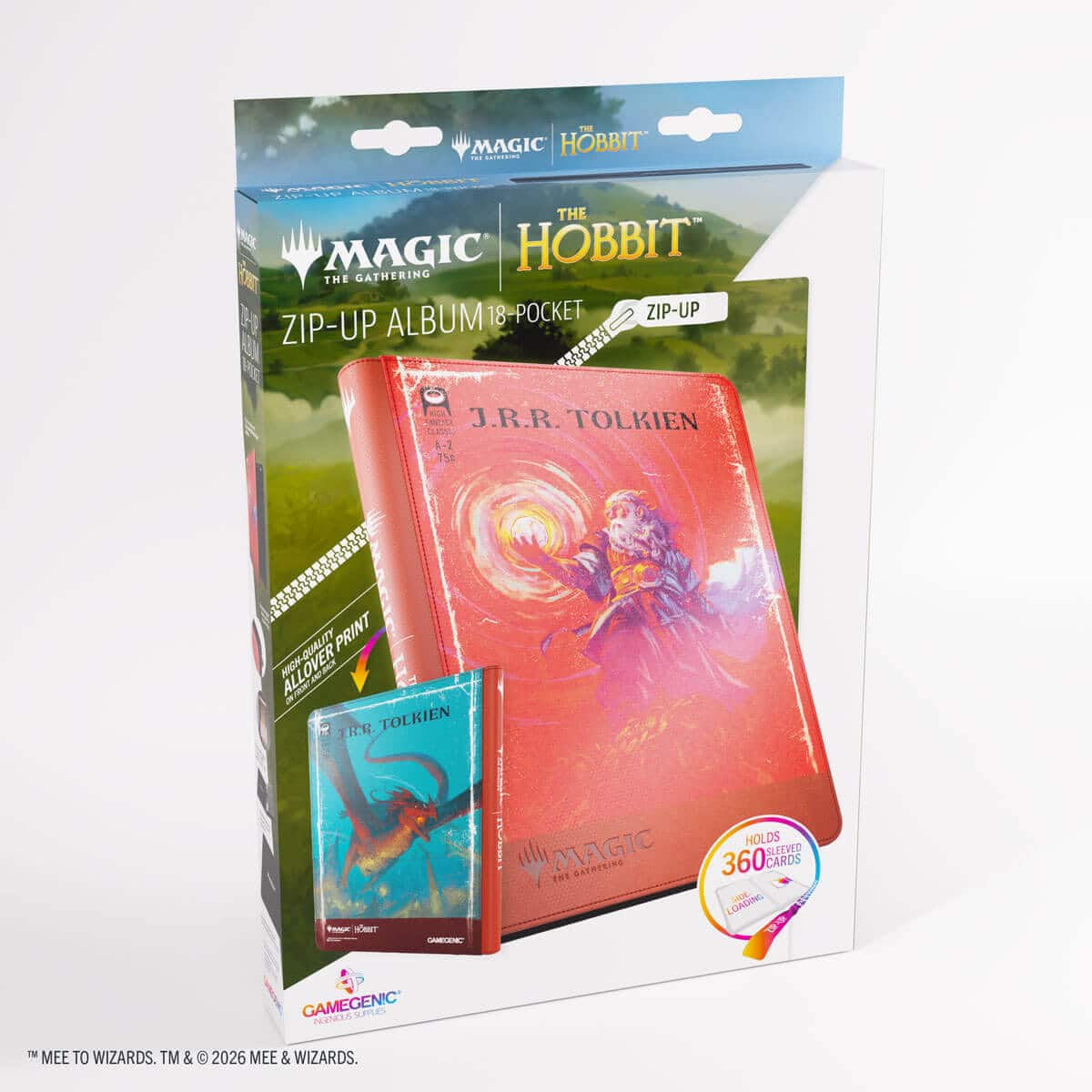 The Arkenstone/Smaug - The Hobbit 18-Pocket Zip-Up Album